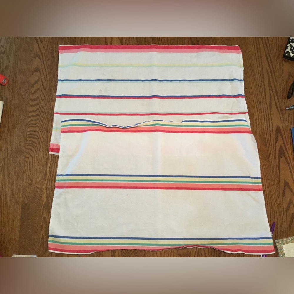 Vintage Cannon Kitchen Towels, Set of 2